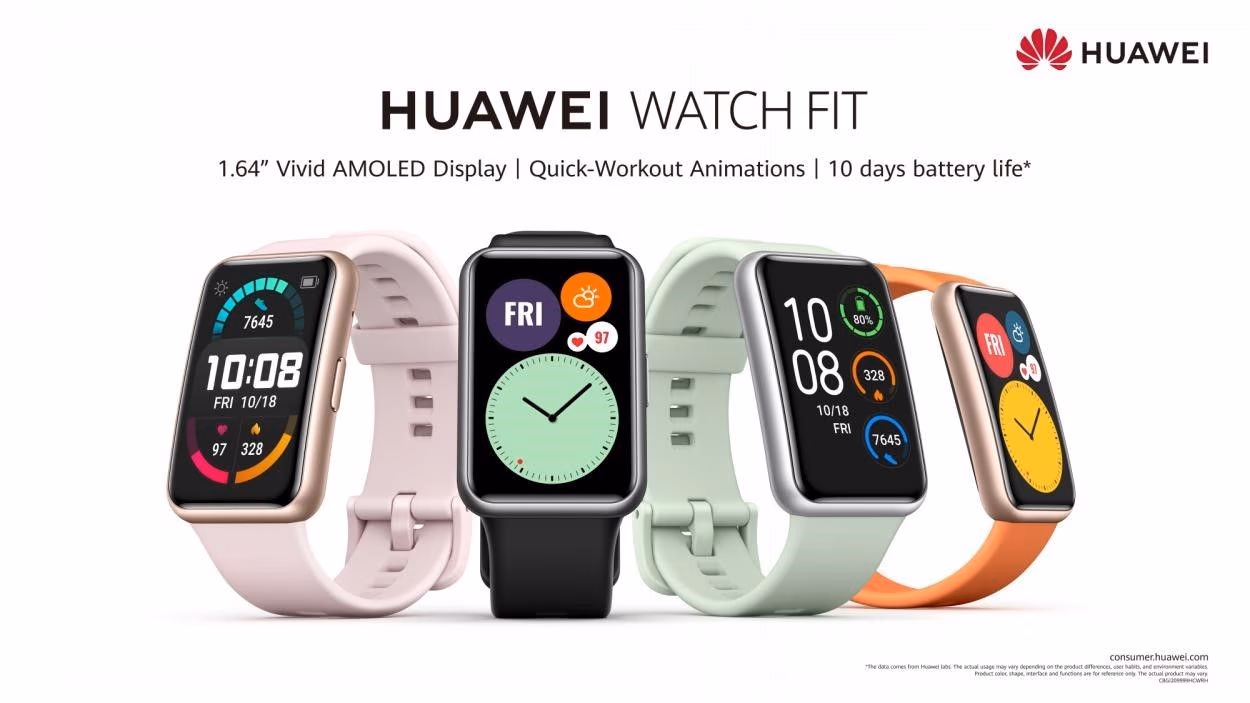 HUAWEI WATCH FIT; The perfect smartwatch for everyone