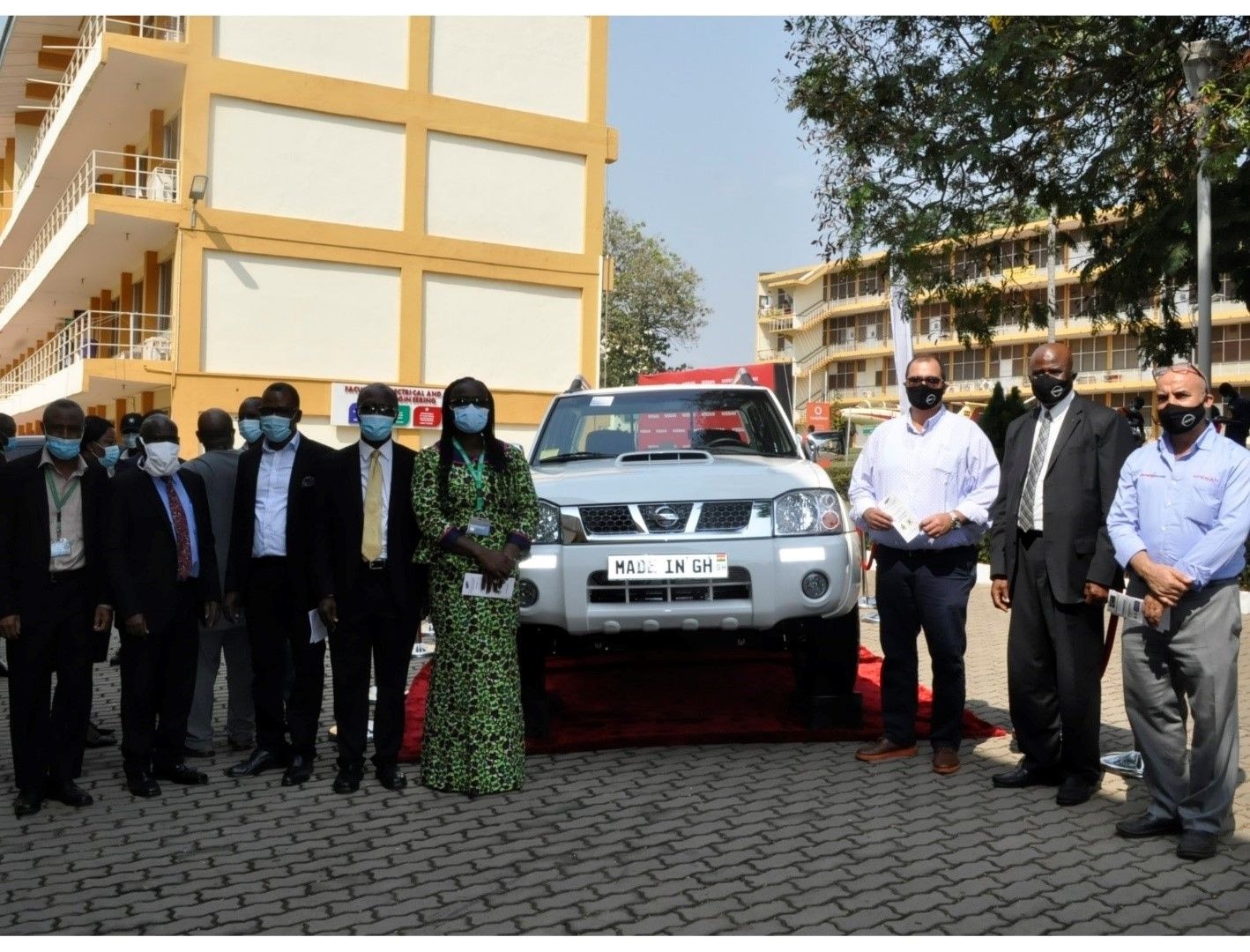 Japan Motors donates first locally assembled Nissan pickup to KNUST