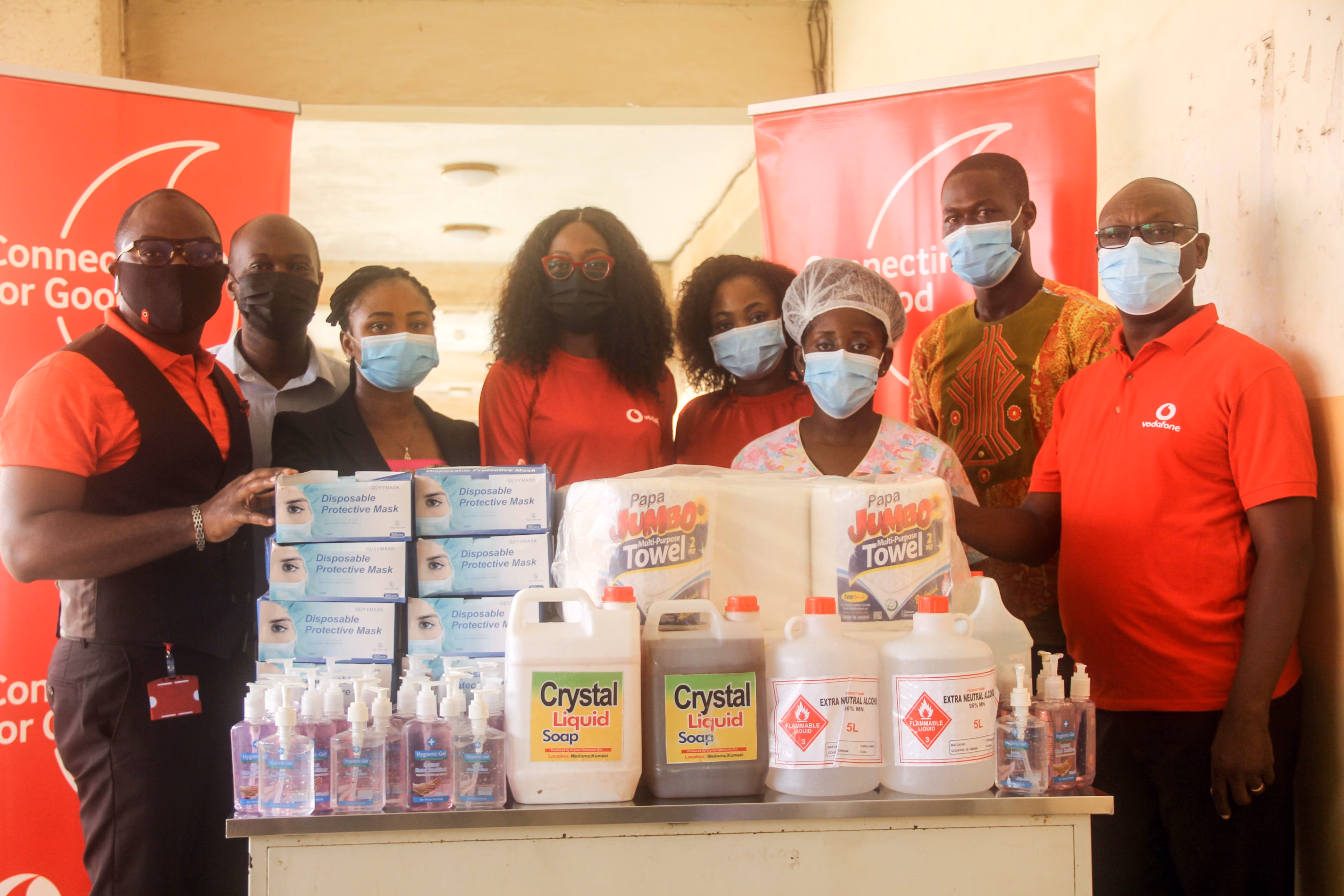 Vodafone supports LEKMA Hospital in the fight against COVID-19