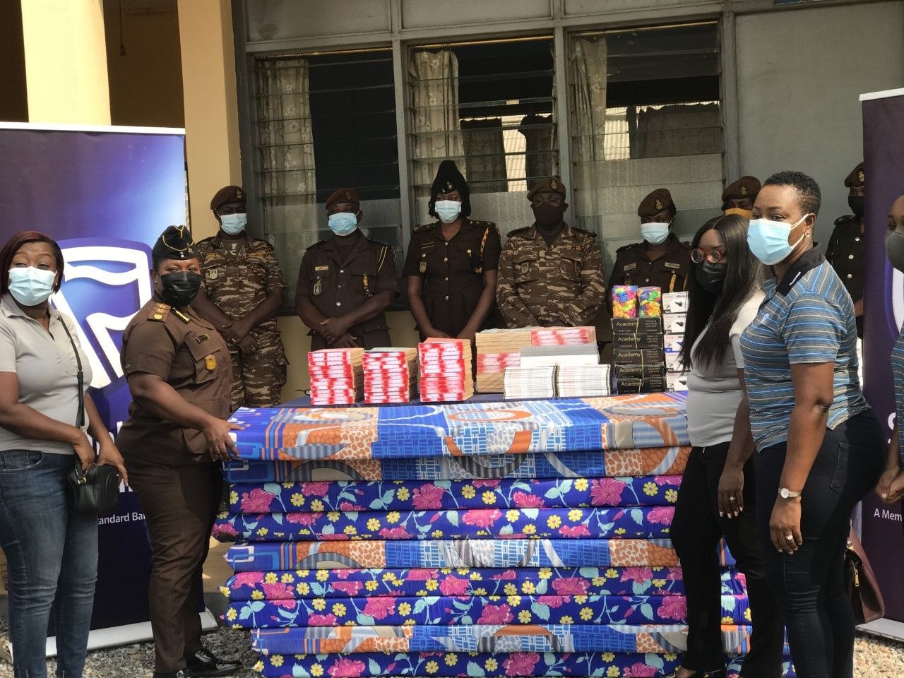 Stanbic Bank Ghana donates educational materials to Senior Correctional Centre