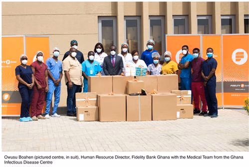 Fidelity Bank extends support to Infectious Disease Centre