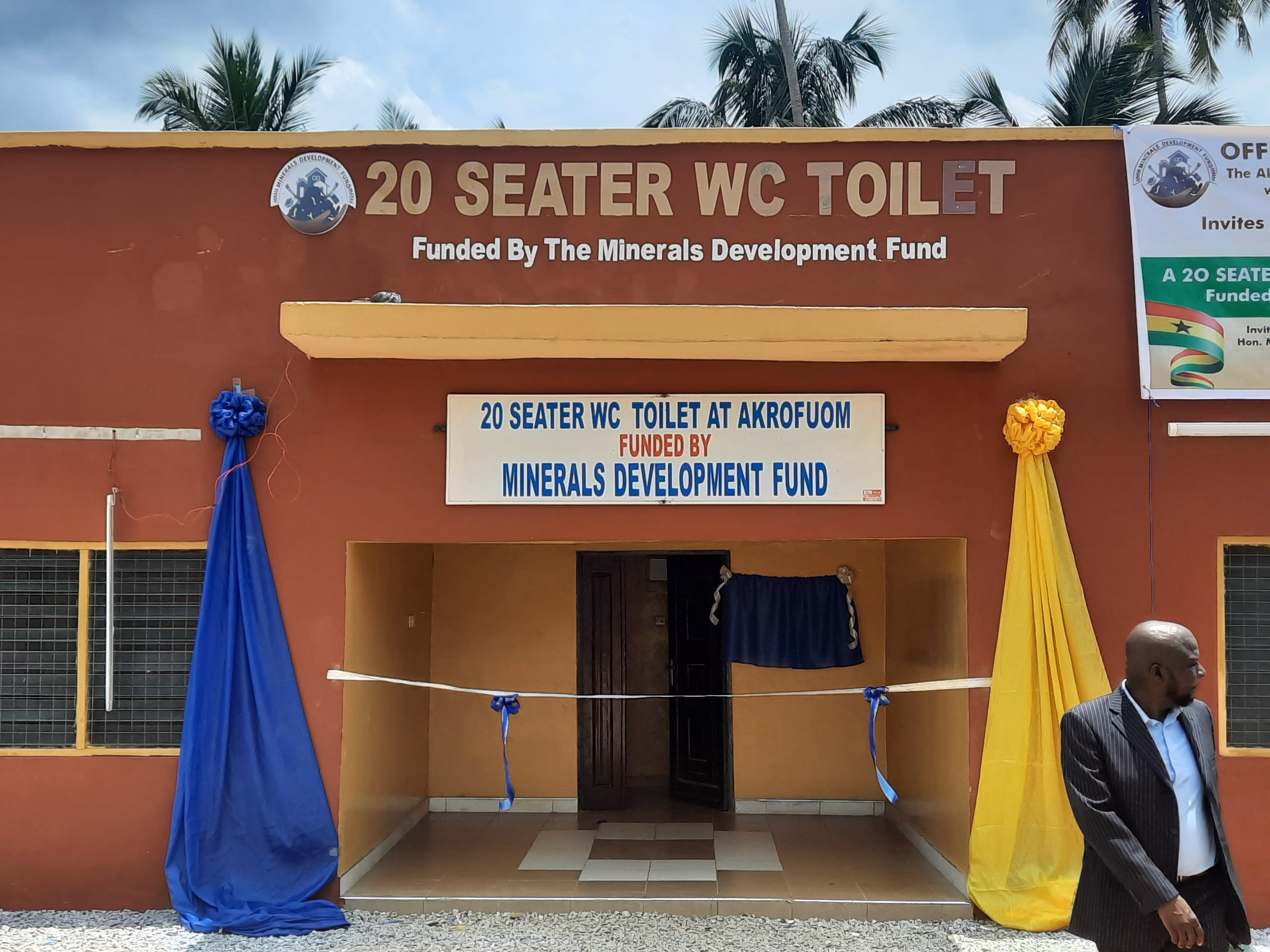 90-year-old toilet facility replaced through MDF in Adansi Akrofuom