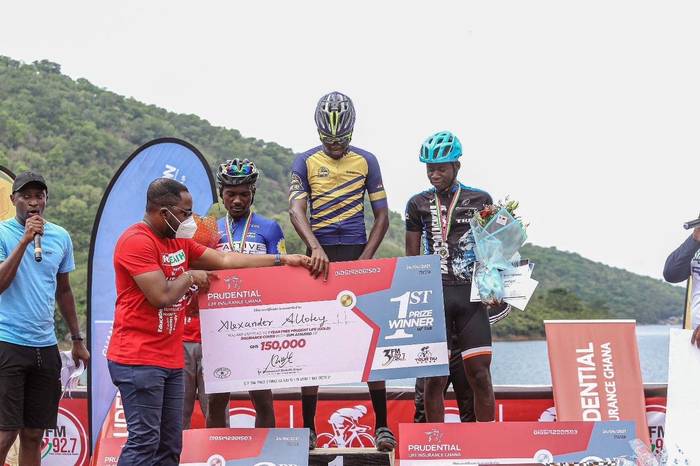 Prudential Life supports 3FM Tour Du Ghana Cycling event