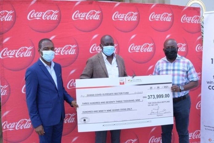 Coca-Cola donates GH¢745,955 to COVID-19 Private Sector Fund