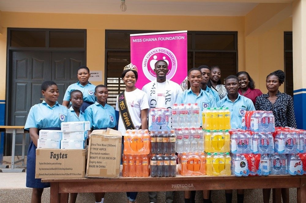 Miss Ghana Foundation holds mentorship session for students of La Presec