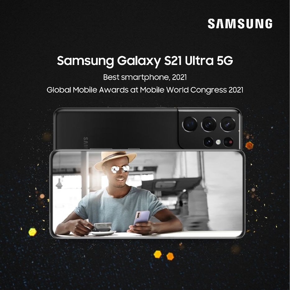 Samsung Galaxy S21 Ultra 5G awarded Best Smartphone at the Global Mobile Awards