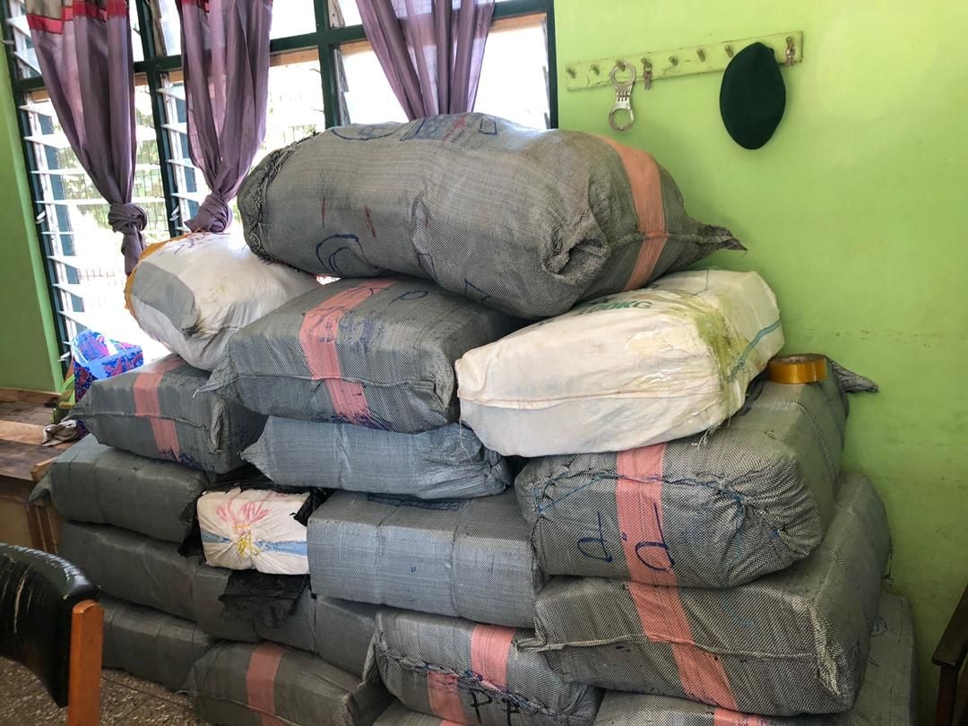Honuta border: GIS intercepts over 1500 parcels of suspected cannabis