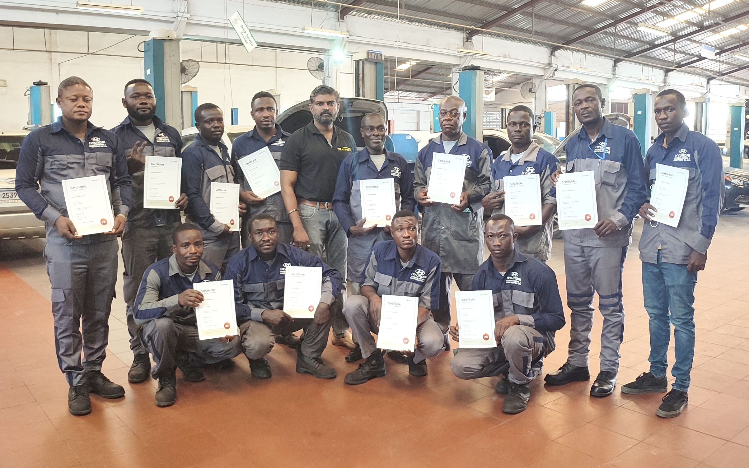 16 Hyundai Motors technicians undergo certified programme
