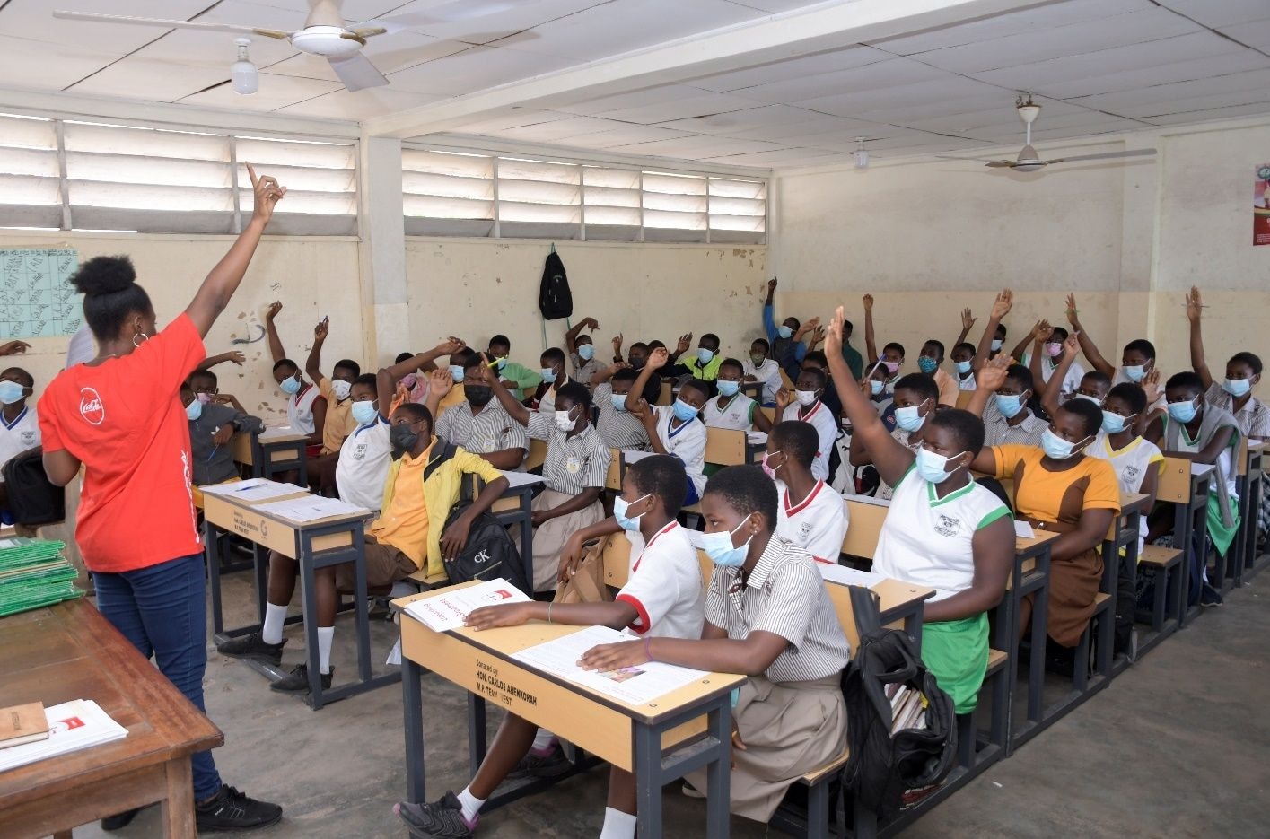 Coca-Cola unearths greatness within JHS students of Sakumono School Complex One