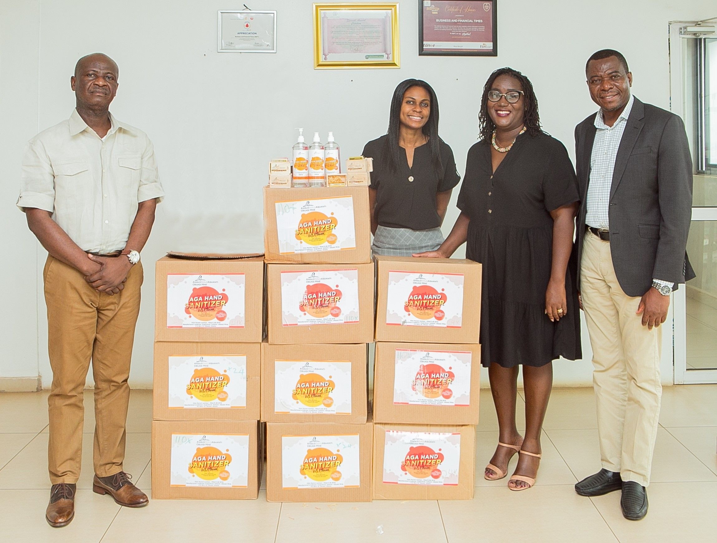 Anglogold Ashanti pays courtesy call on Editor