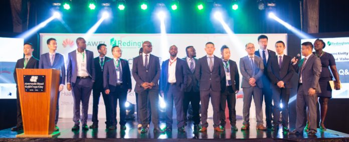 Huawei officials and participants at the Huawei Partners Summit