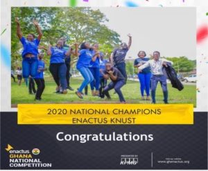 KNUST wins 2020 Enactus Ghana national competition
