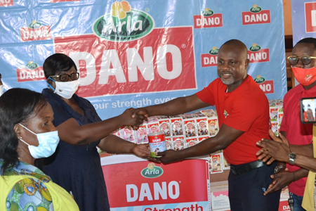 Dano presents ‘Inner Strength’ award to Boa Amponsem Secondary School
