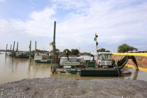 President Nana Addo Dankwa Akufo-Addo has inaugurated two ultra-modern IHC Beaver 50 dredgers and marine equipment of Dredge Masters Limited (DML), a subsidiary of the Jospong Group of Companies (JGC).