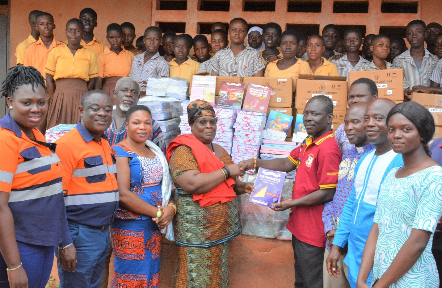 AngloGold Ashanti Iduapriem donates teaching materials