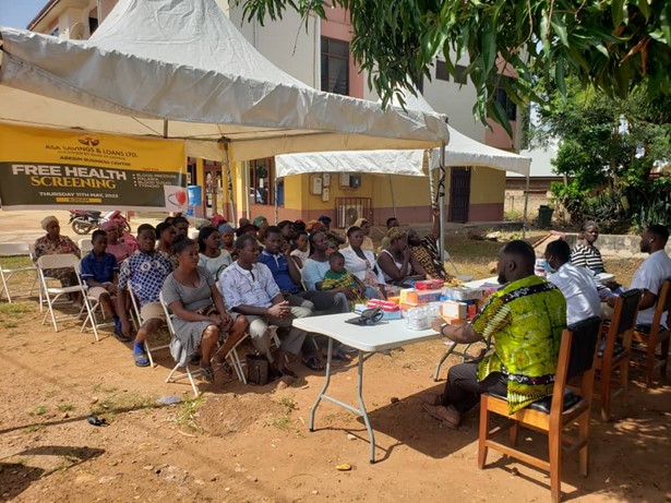 ASA Savings and Loans Abesim, Berekum Business Centres organise health ...