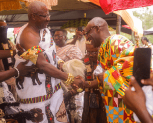 Kwahuman outdoors Daasebre Akuamoah Boateng III in nobility