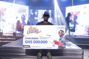 Clifford Danquah is Betway’s first ‘Aviator Legend’, wins GH?500,000