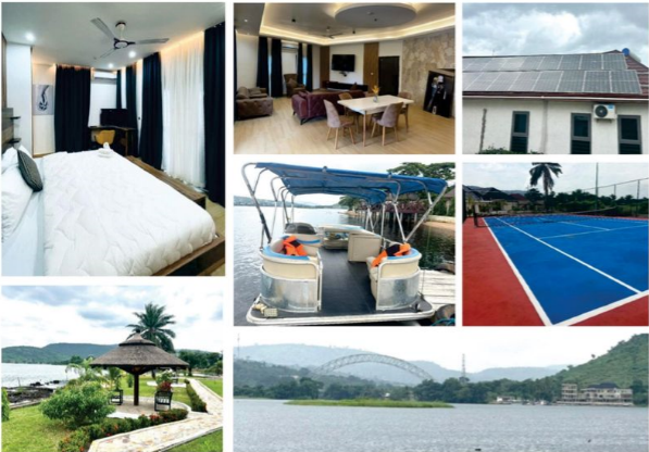 Lake Volta’s burgeoning hospitality destination, ‘Platinum Blue Island Resort’, delivers all-consuming paradise