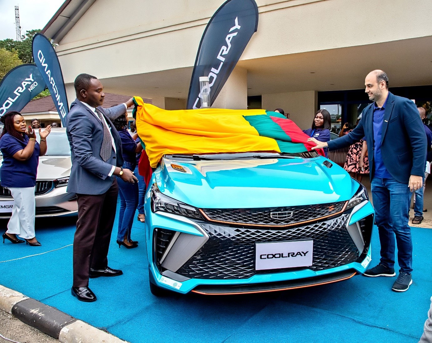 Motoring with Bob Roco ROMEO: Japan Motors introduces Geely vehicle brand in Kumasi