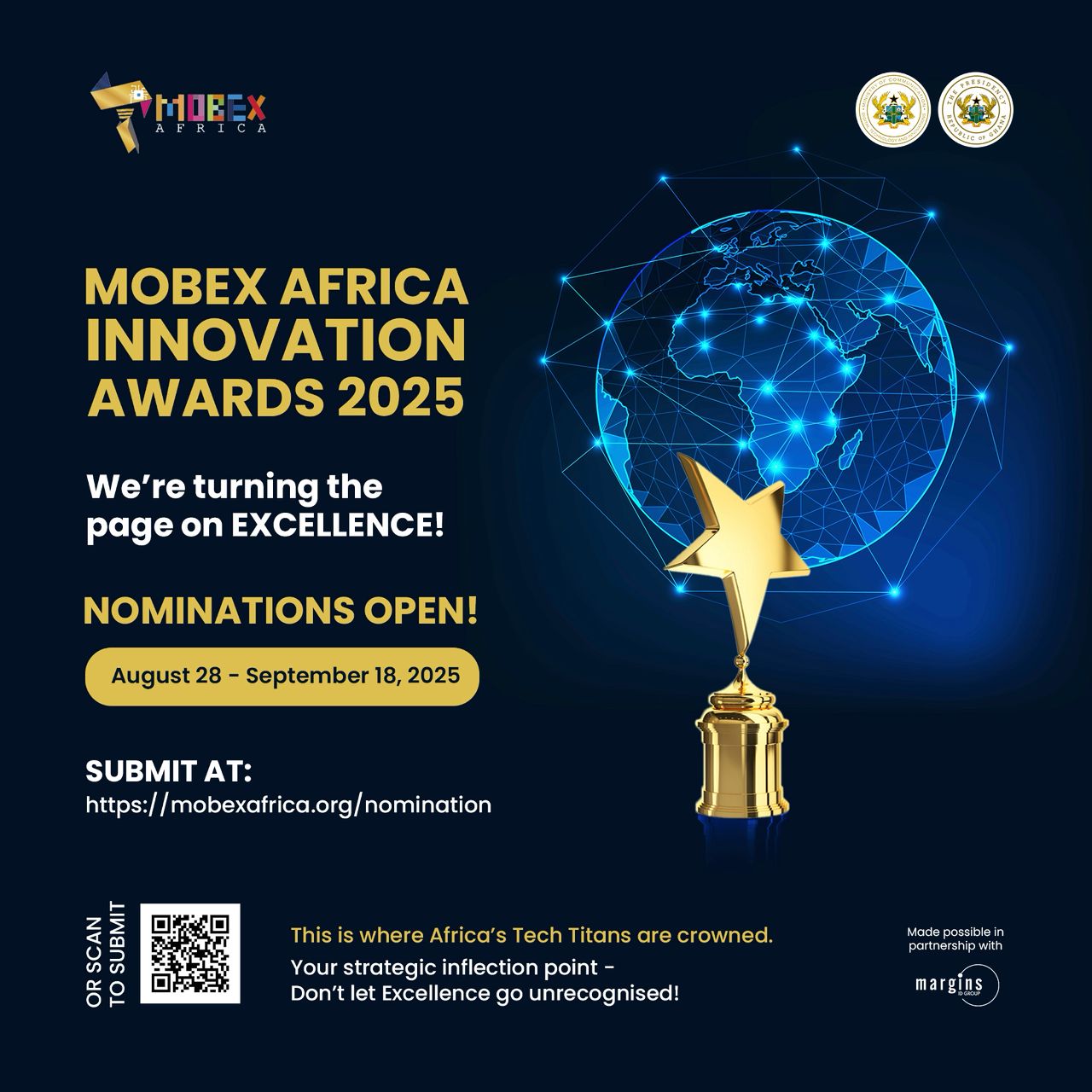 MOBEX Africa opens nominations for 2025 Innovation Awards