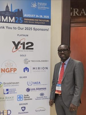 66th INMM USA: Ghana’s Prof. Otoo appeals for partnerships to advance peaceful nuclear uses in Africa