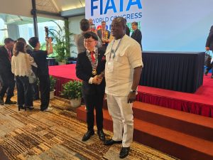 Ghana’s Stephen Adjokatcher elected vice president of Fiata at 2025 congress