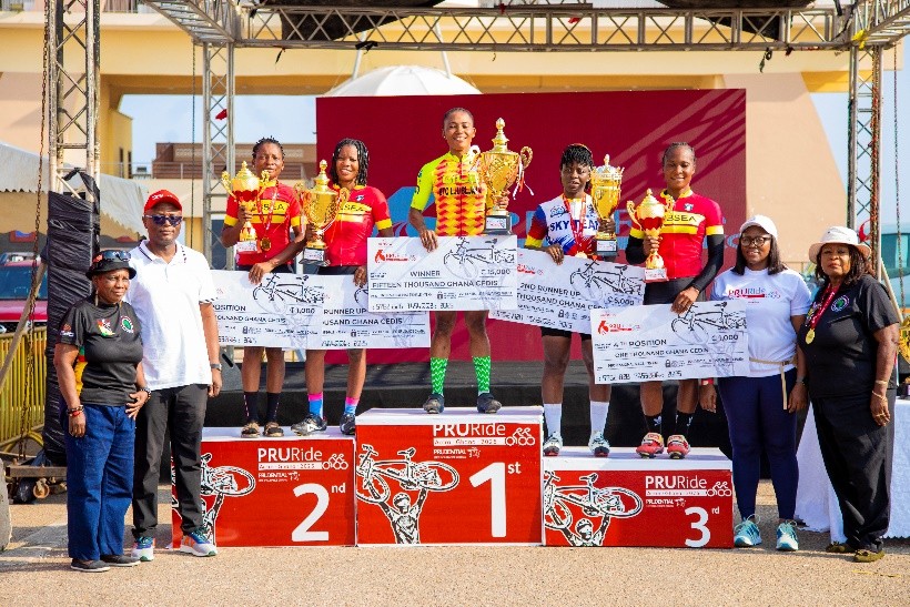 PruRide Accra champions health, youth empowerment, sustainability through cycling