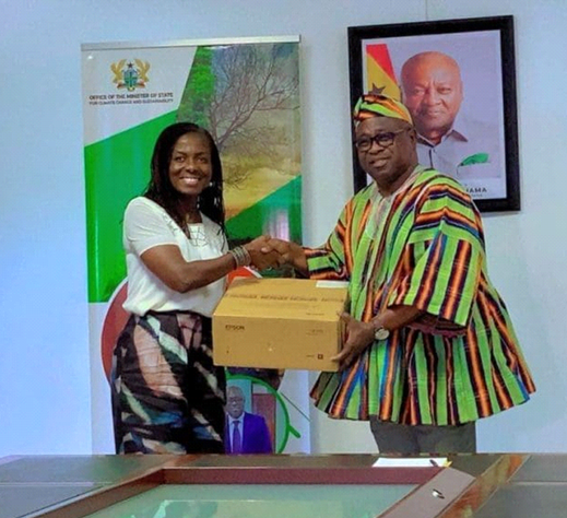 MTN donates equipment to climate ministry   