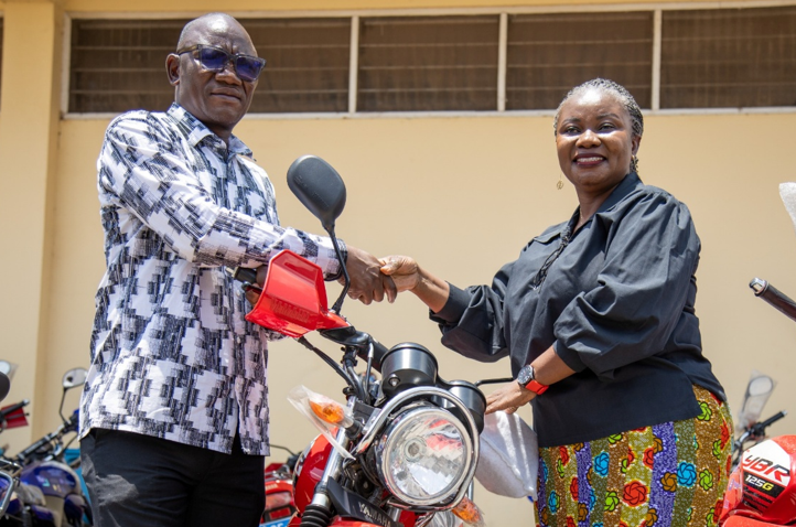 The Hunger Project hands over motorcycles to GHS: To strengthen maternal and child healthcare
