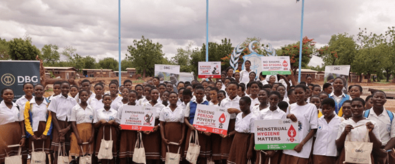 DBG donates 10,000 sanitary towels to senior high schools