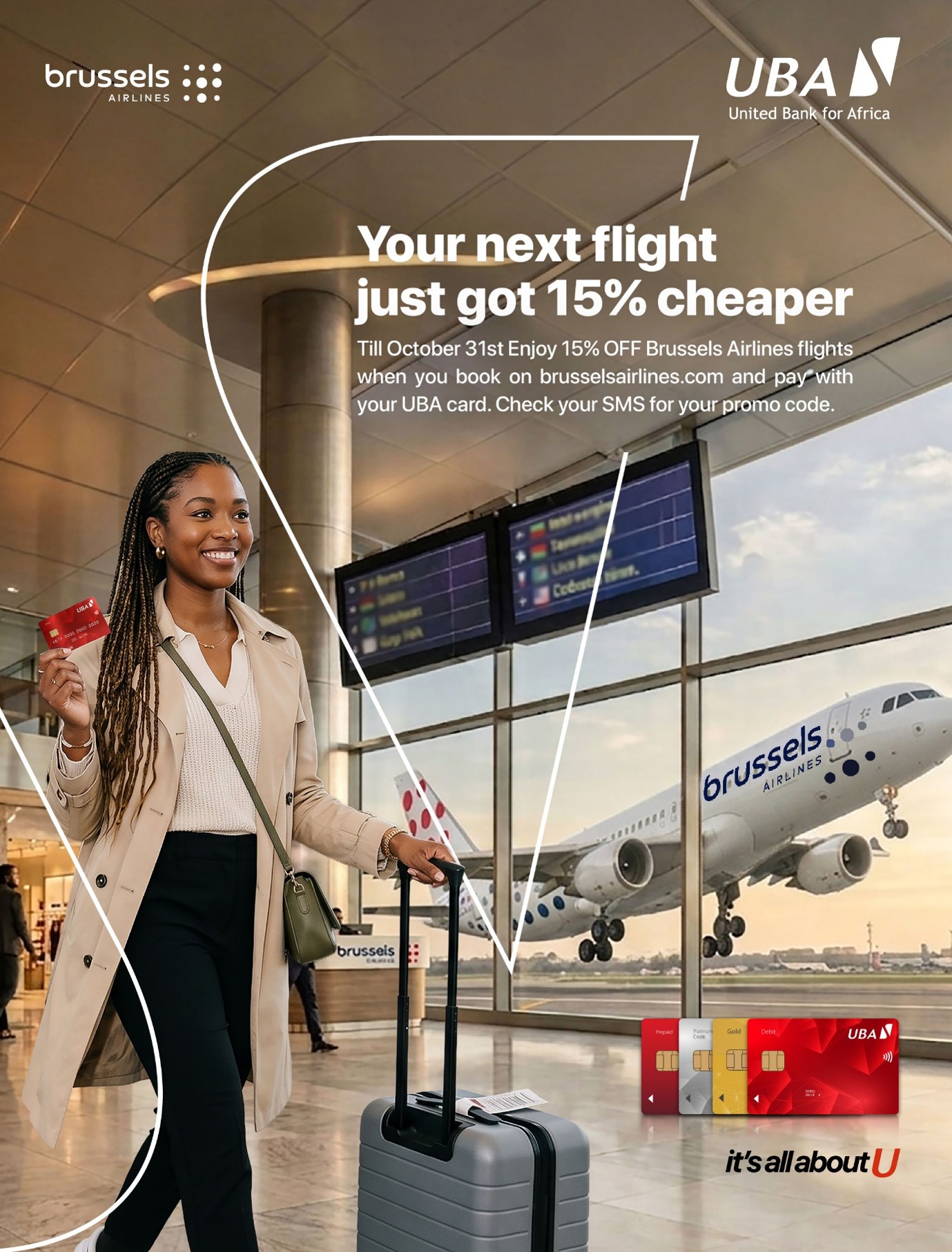 UBA launches World Cup &amp; Summer Travel campaign with exclusive 15% discounts on Brussels Airlines